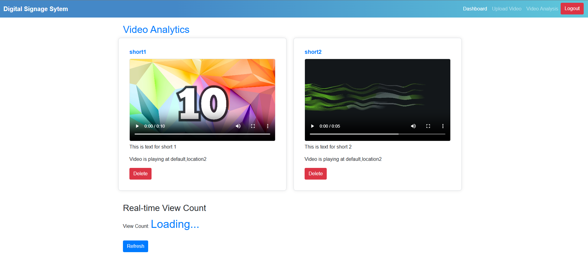 Digital Signange System